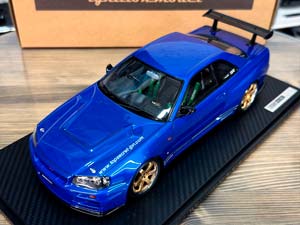 NISSAN SKYLINE 34GT-R (BNR34) BLUE METALLIC / НИССАН СКАЙЛАЙН 34GT R BNR34 СИНИЙ МЕТАЛЛИК — фото 9