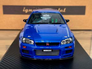 NISSAN SKYLINE 34GT-R (BNR34) BLUE METALLIC / НИССАН СКАЙЛАЙН 34GT R BNR34 СИНИЙ МЕТАЛЛИК — фото 2