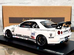 NISSAN SKYLINE 34GT-R (BNR34) WHITE / НИССАН СКАЙЛАЙН 34GT R BNR34 БЕЛЫЙ — фото 7