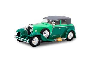 MERCEDES-BENZ 630K SAOUTCHIK TORPEDO TRANSFORMABLE 1926 СВЕТЛО-ЗЕЛЕНЫЙ С ТЕМНО-ЗЕЛЕНЫМ