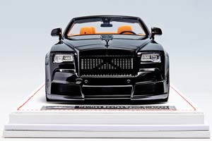 ROLLS-ROYCE DAWN OVERDOSE NOVITEC 2024 / РОЛЛС-РОЙС ДАВН ЧЕРНЫЙ-ОРАНЖЕВЫЙ САЛОН — фото 4