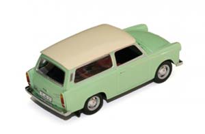 TRABANT 601 KOMBI 1965 PASTEL GREEN AND WHITE — фото 2