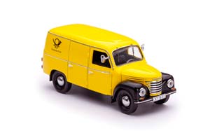 IFA FRAMO V901/2 ФУРГОН ПОЧТА ГДР 1954 ЖЕЛТЫЙ/ЧЕРНЫЙ — фото 5