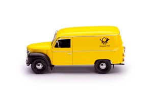 IFA FRAMO V901/2 ФУРГОН ПОЧТА ГДР 1954 ЖЕЛТЫЙ/ЧЕРНЫЙ — фото 7
