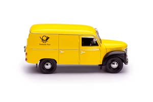 IFA FRAMO V901/2 ФУРГОН ПОЧТА ГДР 1954 ЖЕЛТЫЙ/ЧЕРНЫЙ — фото 8