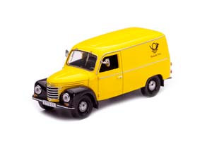 IFA FRAMO V901/2 ФУРГОН ПОЧТА ГДР 1954 ЖЕЛТЫЙ/ЧЕРНЫЙ