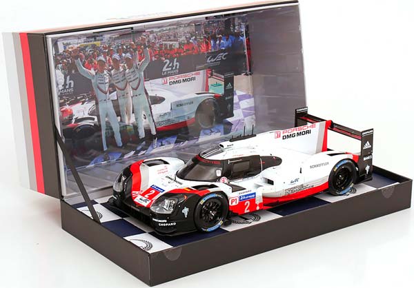 PORSCHE 919 HYBRID WINNER 24H LE MANS 2017 BERNHARD / HARTLEY / BAMBER COLLECTORS BOX / ПОРШЕ 919 ГИБРИД ПОБЕДИТЕЛЬ 24 ЧАСА ЛЕ-МАН БЕРНХАРД ХАРТЛЕЙ БАМБЕР КОЛЛЕКТОРС БОКС — фото 3