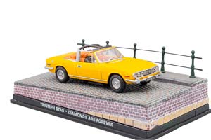 TRIUMPH STAG DIAMONDS ARE FOREVER 1971, YELLOW