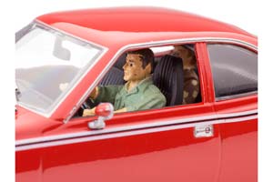 AMC HORNET ИЗ ФИЛЬМА ДЖЕЙМС БОНД АГЕНТ 007 - ЧЕЛОВЕК С ЗОЛОТЫМ ПИСТОЛЕТОМ 1974 КРАСНЫЙ — фото 3