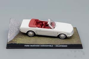 FORD MUSTANG CONVERTIBLE "GOLDFINGER" 1964 WHITE — фото 3