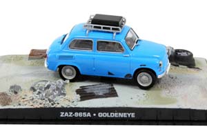 ЗАЗ 965А ИЗ ФИЛЬМА ЗОЛОТОЙ ГЛАЗ (GOLDENEYE, JAMES BOND) (С ФИГУРКАМИ) СИНИЙ — фото 3