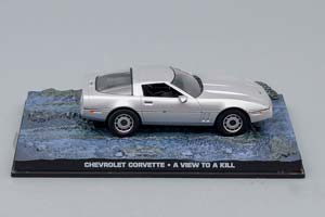 CHEVROLET CORVETTE BOND 007 A VIEW TO A KILL, SILVER — фото 3