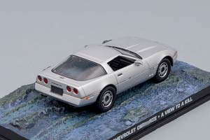 CHEVROLET CORVETTE BOND 007 A VIEW TO A KILL, SILVER — фото 2