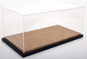 SHOWCASE VITRINE LUXUS-VERSION BROWN / БОКС ДЛЯ МОДЕЛИ 1:12 КОРИЧНЕВЫЙ — фото 2