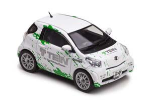 TOYOTA IQ TEIN VERSION 2006 БЕЛЫЙ С ЗЕЛЕНЫМ — фото 3