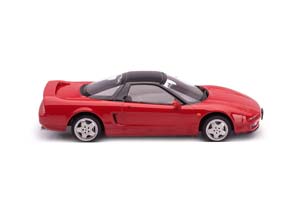 HONDA NSX 1990 КРАСНЫЙ С ЧЕРНЫМ — фото 3