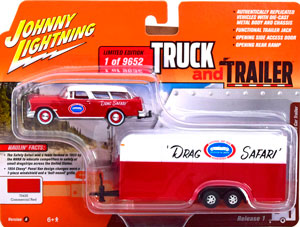 FORD BRONCO WITH TRAILER 1966 BROWN (ДЛИНА МОДЕЛИ 6-10 СМ)