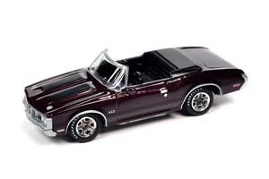OLDSMOBILE 442 CONVERTIBLE (1970), BURGUNDY MIST (ДЛИНА МОДЕЛИ 6-10 СМ)