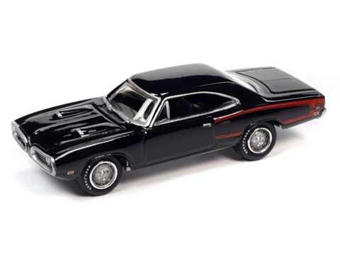 DODGE CORONET SUPER BEE (1970), ЧЕРНЫЙ (ДЛИНА МОДЕЛИ 6-10 СМ)