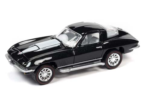 CHEVROLET CORVETTE 427 1967 GOODWOOD GREEN (ТЕМНО-ЗЕЛЕНЫЙ МЕТАЛЛИК) (ДЛИНА МОДЕЛИ 6-10 СМ)