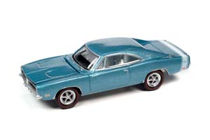 DODGE CHARGER R/T (1969), BLUE METALLIC (ДЛИНА МОДЕЛИ 6-10 СМ)