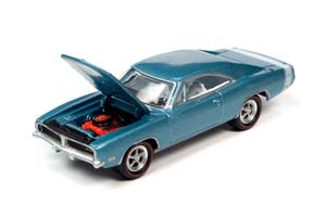 DODGE CHARGER R/T (1969), BLUE METALLIC (ДЛИНА МОДЕЛИ 6-10 СМ) — фото 2