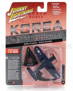 CHANCE VOUGHT CORSAIR F4U1A MILITARY AIRPLANE 1942, BLUE