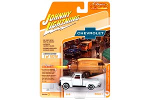 CHEVROLET 1950 STEP SIDE TRUCK WHITE / ШЕВРОЛЕ СТЕП САЙД 1950 БЕЛЫЙ (ДЛИНА МОДЕЛИ 6-10 СМ) — фото 3