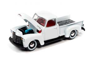 CHEVROLET 1950 STEP SIDE TRUCK WHITE / ШЕВРОЛЕ СТЕП САЙД 1950 БЕЛЫЙ (ДЛИНА МОДЕЛИ 6-10 СМ) — фото 2