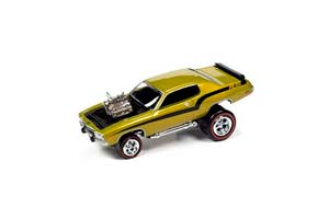 PLYMOUTH ROAD RUNNER (ZINGER) (1973), LIME GOLD METALLIC (ДЛИНА МОДЕЛИ 6-10 СМ)
