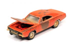 DODGE CHARGER R/T (1969), ORANGE (UNRESTORED) BARN FINDS (ДЛИНА МОДЕЛИ 6-10 СМ) — фото 2