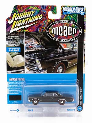 PONTIAC GTO COUPE 1965, BLACK (ДЛИНА МОДЕЛИ 6-10 СМ)