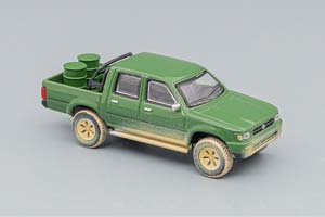 TOYOTA HILUX DIRTY (1993), GREEN (ДЛИНА МОДЕЛИ 6-10 СМ) — фото 4