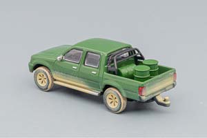 TOYOTA HILUX DIRTY (1993), GREEN (ДЛИНА МОДЕЛИ 6-10 СМ) — фото 5
