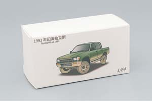TOYOTA HILUX DIRTY (1993), GREEN (ДЛИНА МОДЕЛИ 6-10 СМ) — фото 7