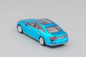 AUDI A8L 2021, BRILLIANT BLUE METALLIC (ДЛИНА МОДЕЛИ 6-10 СМ) — фото 4