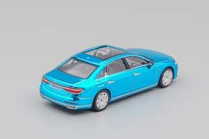 AUDI A8L 2021, BRILLIANT BLUE METALLIC (ДЛИНА МОДЕЛИ 6-10 СМ) — фото 2