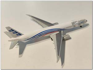 BOEING B 777-328ER 2000`S HOUSE COLORS N5017V (ДЛИНА 18,46 СМ) — фото 2