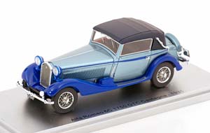 ALFA ROMEO 6C 1750 GTC CASTAGNA 1931 LIGHT BLUE METALLIC/BLUE