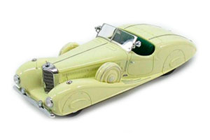 MERCEDES W29 540K ERDMAN & ROSSI KING GHAZI OF IRAQ 1936 LIGHT YELLOW