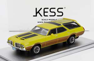 OLDSMOBILE VISTA CRUISER 442 SW STATION WAGON 1972, YELLOW BLACK WOOD