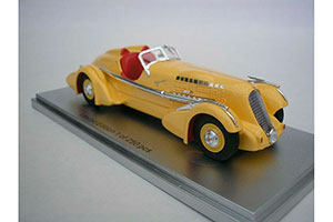 DUESENBERG MODEL SJ SPECIAL MORMON METEOR 1938 LIGHT YELLOW — фото 4