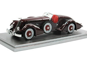DUESENBERG MODEL SJ SPECIAL MORMON METEOR 1938 DARK RED — фото 1
