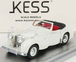 TRIUMPH ROADSTER OPEN 1949, WHITE