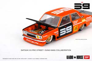 DATSUN 510 PRO STREET ORANGE KAIDO HOUSE / DATSUN 510 ОРАНЖЕВЫЙ (ДЛИНА МОДЕЛИ 6-10 СМ) — фото 4