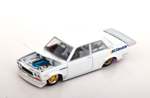 DATSUN 510 PRO STREET KAIDO HOUSE WHITEMETALLIC (ДЛИНА МОДЕЛИ 6-10 СМ) — фото 3