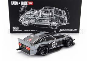 DATSUN FAIRLADY Z №95 KAIDO HOUSE COUPE DRIFTER V1 (1975), BLACK GREY (ДЛИНА МОДЕЛИ 6-10 СМ) — фото 2