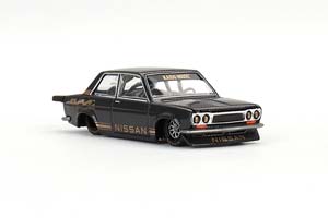 DATSUN 510 PRO STREET FULL CARBON V1 BLACK (ДЛИНА МОДЕЛИ 6-10 СМ) — фото 3