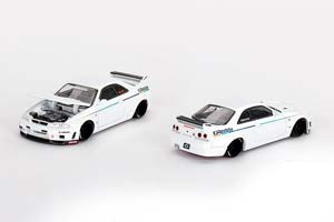 NISSAN SKYLINE GTR (R33) GREDDY GR33 V1 1995 WHITE (ДЛИНА МОДЕЛИ 6-10 СМ) — фото 2