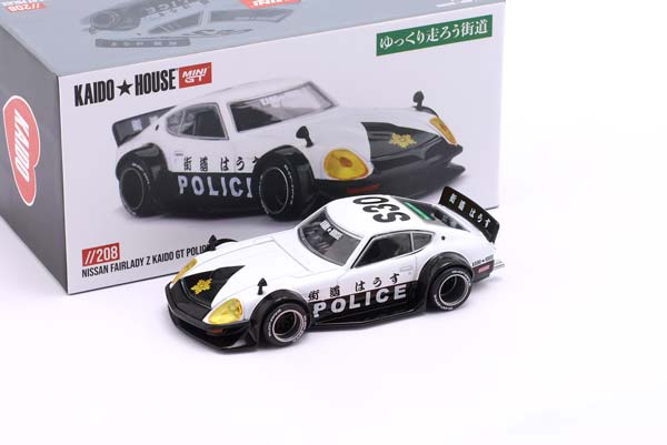 NISSAN FAIRLADY Z KAIDO GT POLICE 1978 WHITE / НИССАН ФЭРЛЕДИ КАЙДО ГТ ПОЛИКЕ БЕЛЫЙ — фото 3